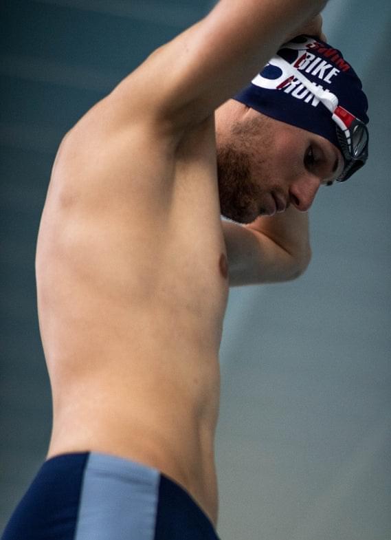 Swimming Cap — Swim Bike Run — Dark Blue