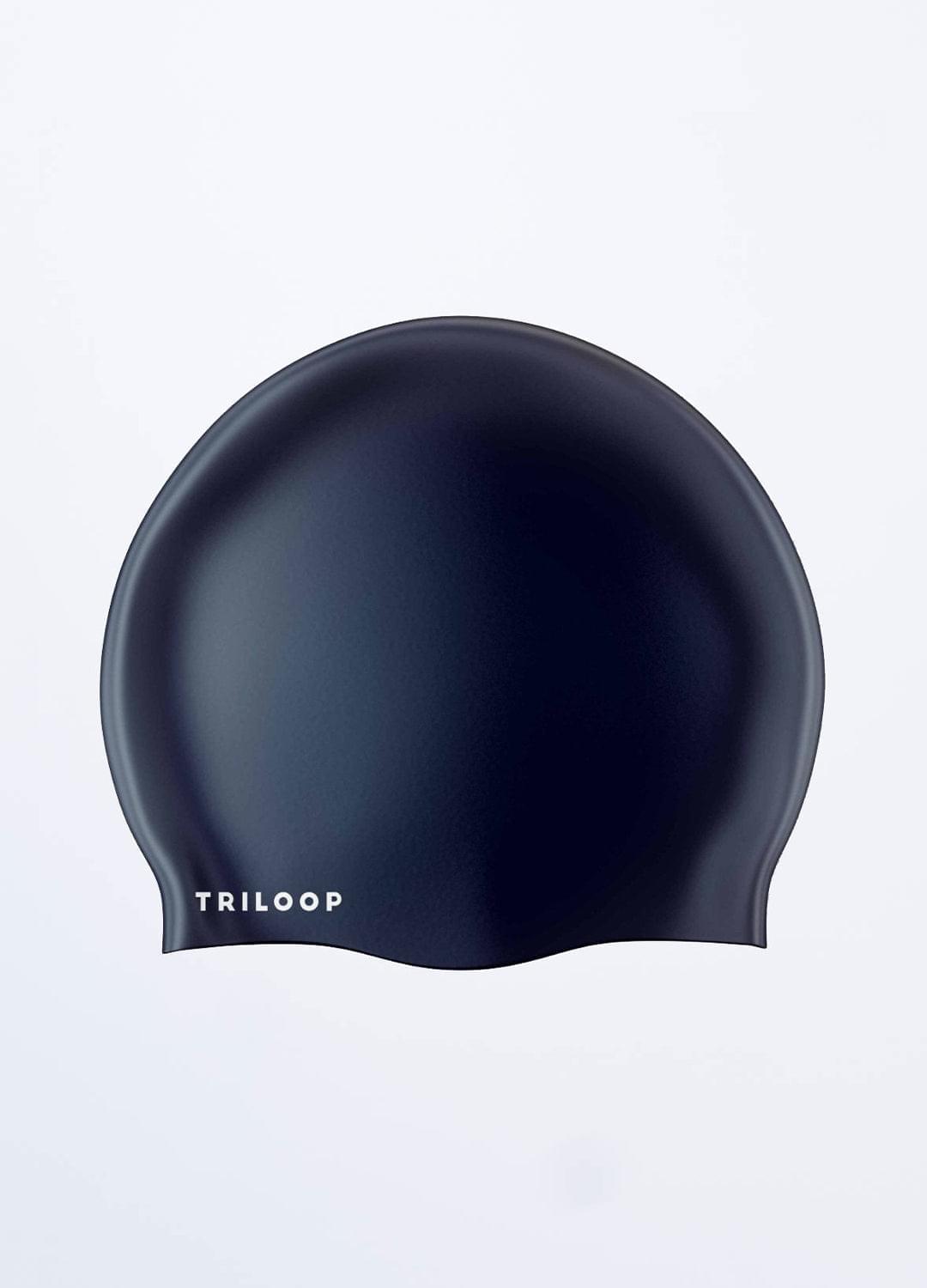 Swimming Cap — Swim Bike Run — Dark Blue