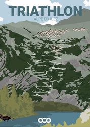 Alpe d'Huez Triathlon Poster